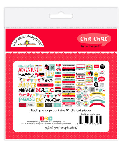 Doodlebug Ephemera Chit Chat: 7323 Fun at the Park
