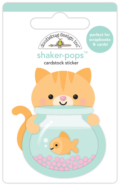 Doodlebug Doodle-Pop: 7606 Curious Kitty Shaker