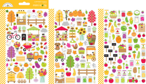 Doodlebug Mini Icons: 7810 Farmers Market