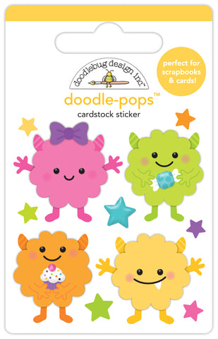 Doodlebug Doodle-Pop: 7854 Mini Monsters