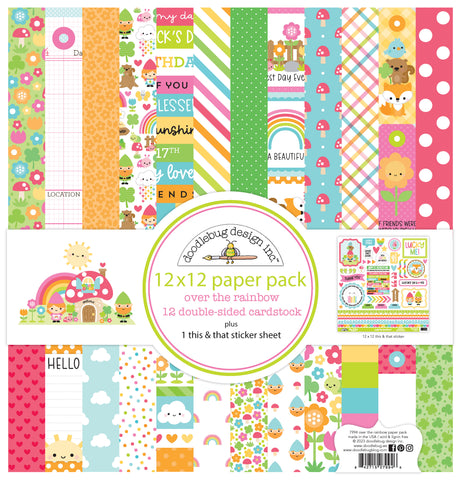 Doodlebug Pattern Paper Collection: 7884 Over the Rainbow