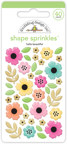 Doodlebug Shape Sprinkles: 8159 Hello Beautiful