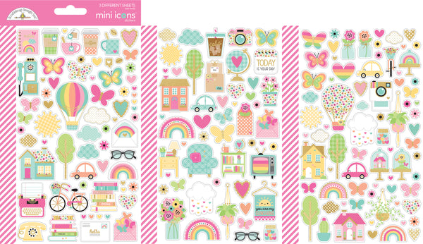 Doodlebug Mini Icons: 8170 Hello Again
