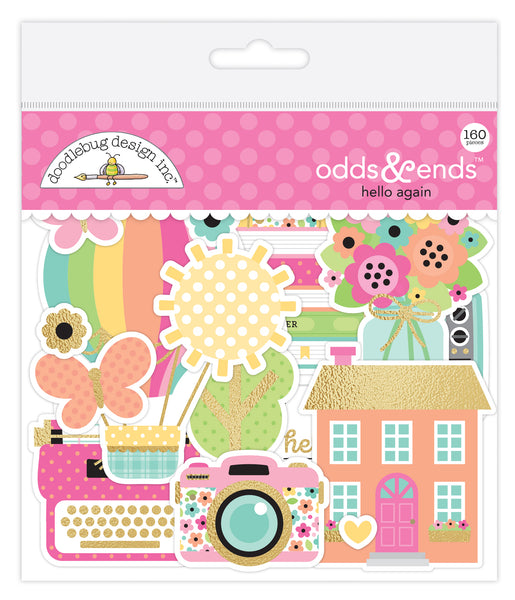 Doodlebug Ephemera Odds & Ends: 8187 Hello Again