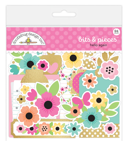 Doodlebug Ephemera Bits & Pieces: 8189 Hello Again