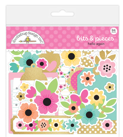 Doodlebug Ephemera Bits & Pieces: 8189 Hello Again