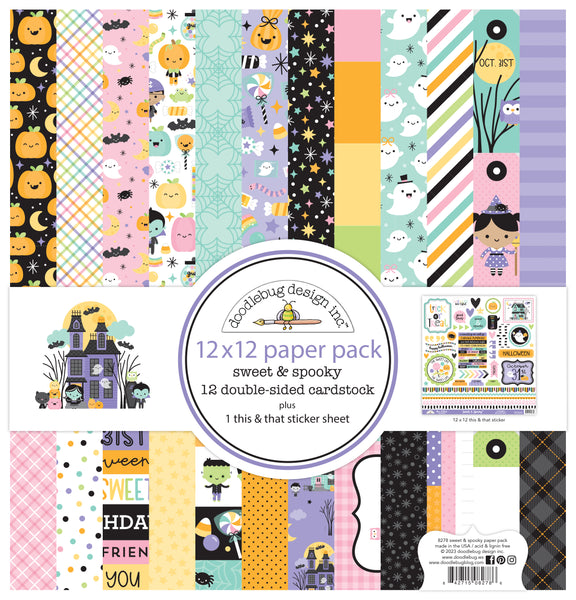 Doodlebug Pattern Paper Collection: 8278 Sweet & Spooky