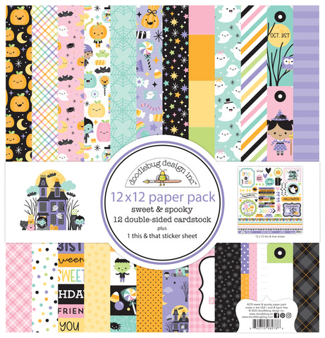 Doodlebug Pattern Paper Collection: 8278 Sweet & Spooky