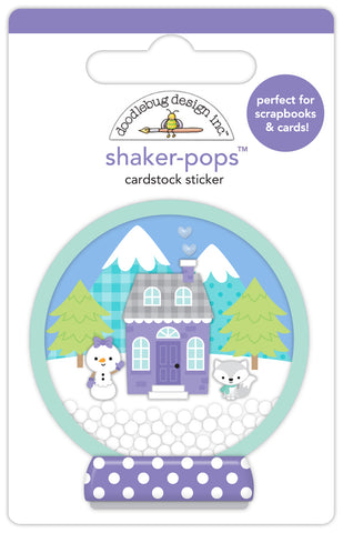 Doodlebug Doodle-Pop: 8351 Winter Wonderland Shaker
