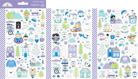 Doodlebug Mini Icons: 8358 Snow Much Fun