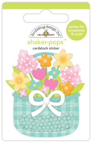 Doodlebug Doodle-Pop: 8431 Blooming Basket Shaker