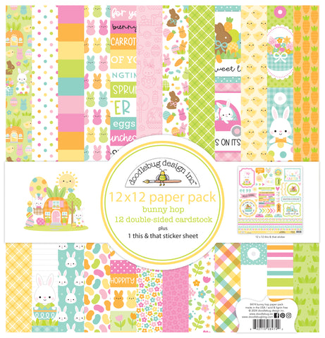 Doodlebug Pattern Paper Collection: 8474 Bunny Hop