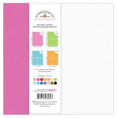 6x8 Doodlebug Album: Bubblegum