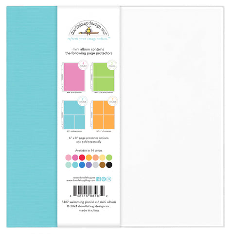 6x8 Doodlebug Album: Swimming Pool