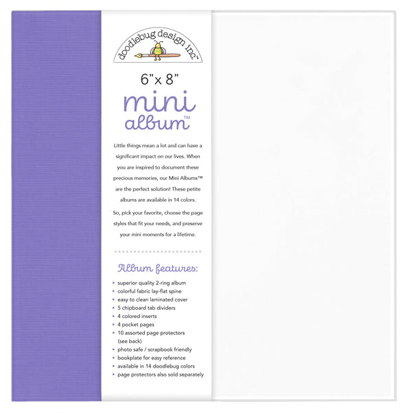 6x8 Doodlebug Album: Lilac