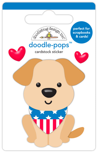 Doodlebug Doodle-Pop: 8507 Patriotic Puppy