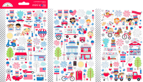 Doodlebug Mini Icons: 8513 Hometown USA