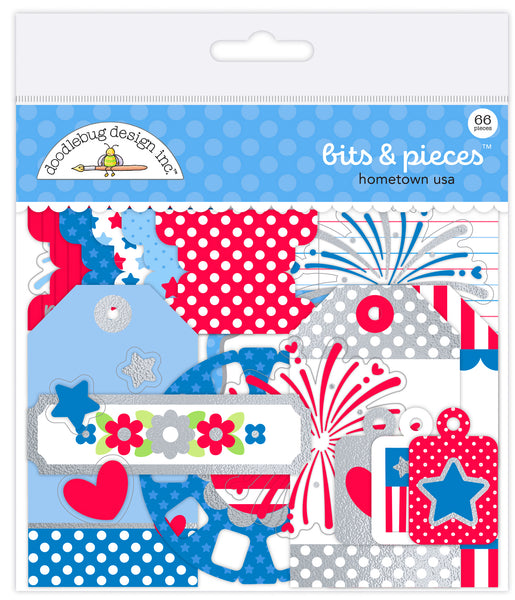 Doodlebug Ephemera Bits & Pieces: 8527 Hometown USA