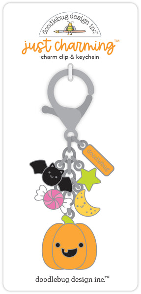 Doodlebug Key Chain "Just Charming": 8576 Hey Pumpkin