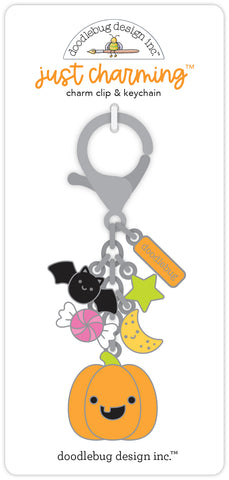 Doodlebug Key Chain "Just Charming": 8576 Hey Pumpkin