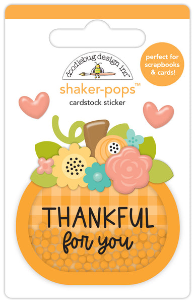 Doodlebug Doodle-Pop: 8619 Thankful For You Shaker
