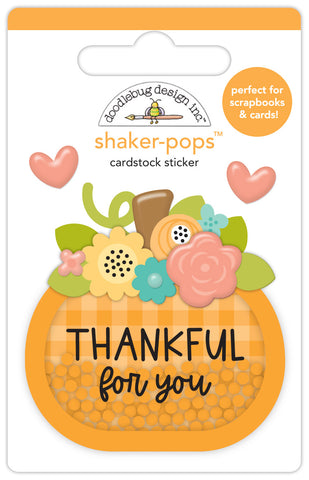 Doodlebug Doodle-Pop: 8619 Thankful For You Shaker