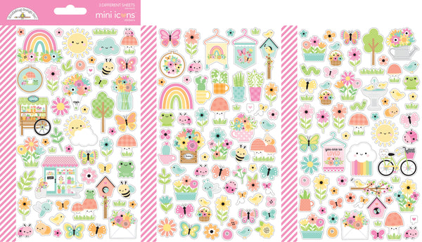 Doodlebug Mini Icons: 8786 Butterfly Kisses