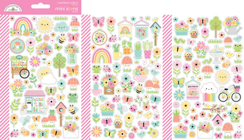 Doodlebug Mini Icons: 8786 Butterfly Kisses