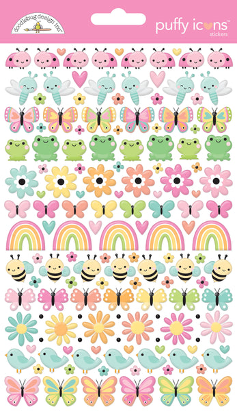 Doodlebug Puffy Icons: 8787 Butterfly Kisses