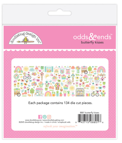 Doodlebug Ephemera Odds & Ends: 8801 Butterfly Kisses