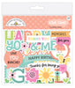 Doodlebug Ephemera Chit Chat: 8802 Butterfly Kisses