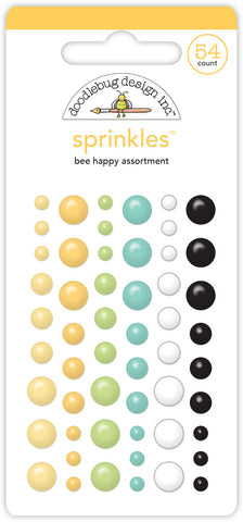 Doodlebug Sprinkles: 8826 Bee Happy Assortment