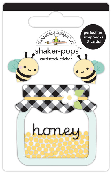 Doodlebug Doodle-Pop: 8832 Honey Bees Shaker