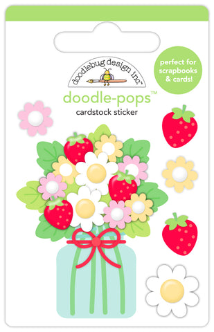 Doodlebug Doodle-Pop: 8863 Berry Bouquet