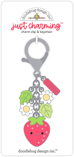 Doodlebug Key Chain "Just Charming": 8868 Berry Sweet