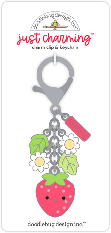 Doodlebug Key Chain "Just Charming": 8868 Berry Sweet