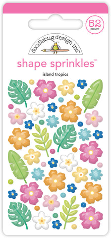 Doodlebug Shape Sprinkles: 8892 Island Tropics