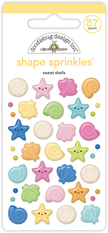 Doodlebug Shape Sprinkles: 8893 Sweet Shells