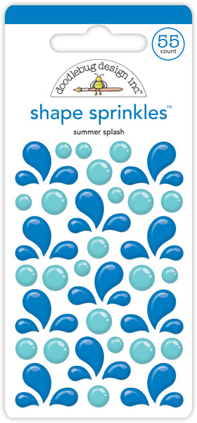 Doodlebug Shape Sprinkles: 8895 Summer Splash