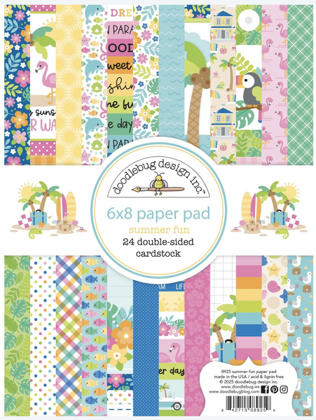 Doodlebug 6x8 Paper Pad: 8925 Summer Fun
