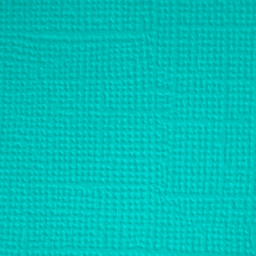 Doodlebug Textured Cardstock: 9009 Turquoise (Single Sheet)