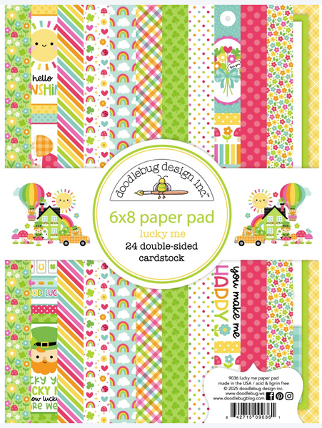 Doodlebug 6x8 Paper Pad: 9036 Lucky Me