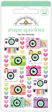 Doodlebug Shape Sprinkles: 9064 Love the Memories