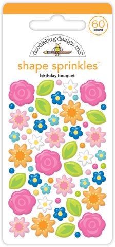 *NEW-PRE ORDER* Doodlebug Shape Sprinkles: 9127 Birthday Bouquet
