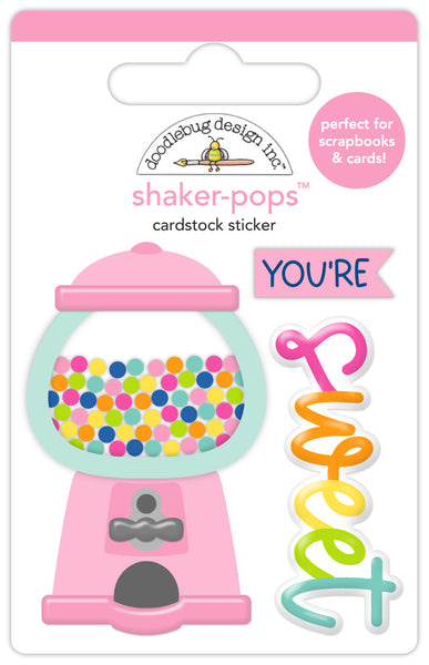 *NEW-PRE ORDER* Doodlebug Doodle-Pop: 9128 You're Sweet Shaker
