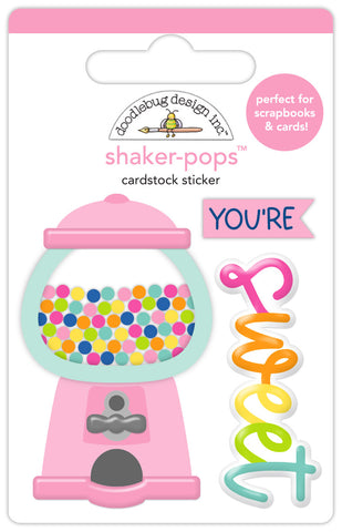 *NEW-PRE ORDER* Doodlebug Doodle-Pop: 9128 You're Sweet Shaker