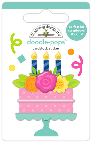 *NEW-PRE ORDER* Doodlebug Doodle-Pop: 9133 Birthday Cake
