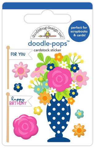 *NEW-PRE ORDER* Doodlebug Doodle-Pop: 9134 Birthday Blossoms