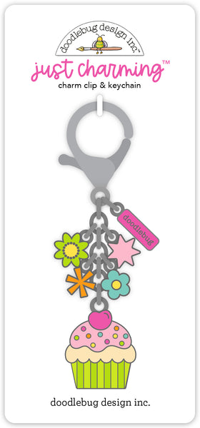 *NEW-PRE ORDER* Doodlebug Key Chain "Just Charming": 9142 Hello Cupcake