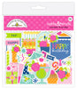 *NEW-PRE ORDER* Doodlebug Ephemera Odds & Ends: 9150 Cupcake & Candles